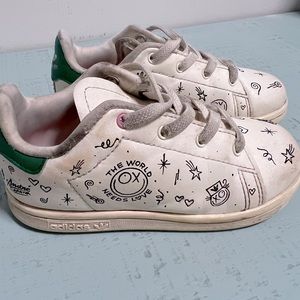 Designer adidas Stan smith kids sneakers size 9k